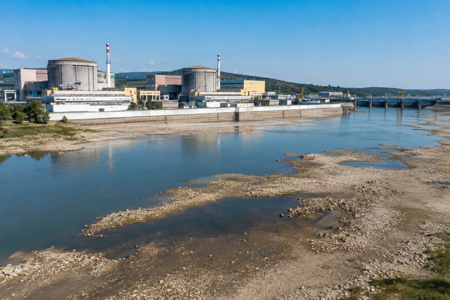 Când Dunărea scade, efectele ajung și în sistemul energetic